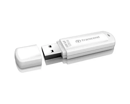 USB флеш накопичувач Transcend 128GB JetFlash 730 White USB 3.0 (TS128GJF730)