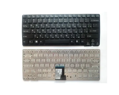 Клавиатура ноутбука Sony Vaio VPC-CA черн.без рамки/под подсв.RU/US (A43013)