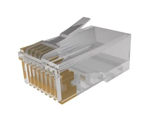 Коннектор Molex RJ45 cat.5e UTP, 1.27 мкм gold (02-558P)