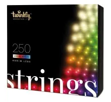 Гирлянда Twinkly Smart LED Pro Strings RGBW 250, одинарная линия, AWG22, IP65 (TWP-S-CA-1X250SPP-B)