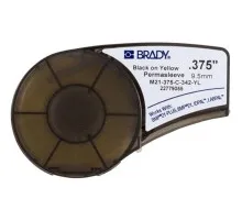 Етикетка Brady термозбіжна трубка, 3.18 - 8.13 мм, Black on Yellow (M21-375-C-342-YL)