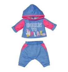Аксессуар к кукле Zapf Набор одежды Baby Born Спортивный костюм для бега Голубой (830109-2)