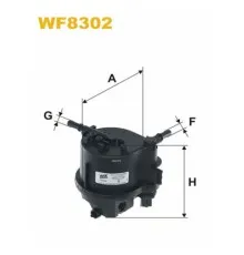 Фільтр паливний Wixfiltron WF8302