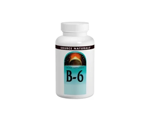 Вітамін Source Naturals Вітамін В-6 500мг, 100 таблеток (SNS-00416)