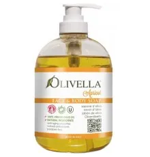 Рідке мило Olivella Абрикос на основі оливкової олії 500 мл (764412260239)