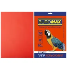 Папір Buromax А4, 80g, INTENSIVE red, 50sh (BM.2721350-05)