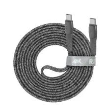Дата кабель USB 2.0 Type-C to Type-C 1.2m 3А 60W grey RivaCase (PS6105 GR12)