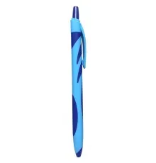 Ручка кулькова H-Tone автоматична 0,7 мм, блакитний корпус, синя, уп. 12 шт (PEN-HT-JJ20164)