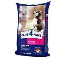 Сухой корм для собак Club 4 Paws Премиум. Для щенков с высоким содержанием курицы 14 кг (4820083909696)