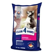 Сухой корм для собак Club 4 Paws Премиум. Для щенков с высоким содержанием курицы 14 кг (4820083909696)