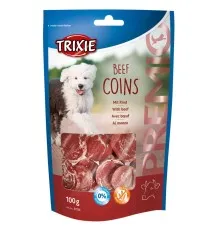 Ласощі для собак Trixie Premio Beef Coins з яловичиною 100 г (4011905317069)