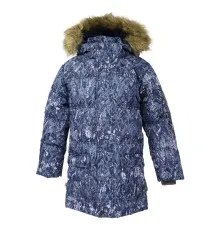 Куртка Huppa LUCAS 17770055 темно-синій з принтом 110 (4741468574332)
