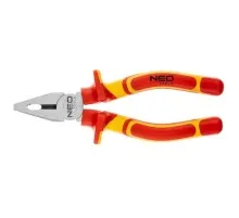 Плоскогубці Neo Tools 180 мм, 1000 В, CrV, поліровані (01-221)