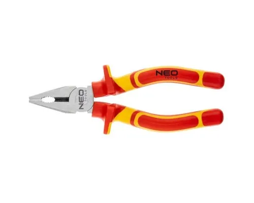 Плоскогубці Neo Tools 180 мм, 1000 В, CrV, поліровані (01-221)