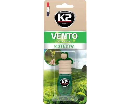 Ароматизатор для автомобіля K2 VINCI VENTO GREEN TEA 8ML (V452)