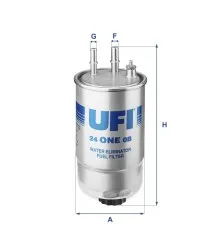 Фільтр паливний UFI 24.ONE.0B