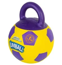 Іграшка для собак GiGwi Ball М'яч футбольний з ручкою 26 см (75366)