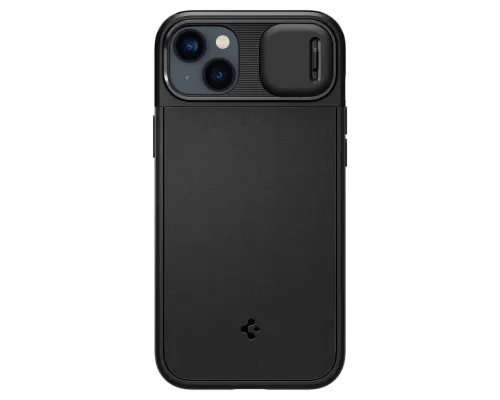 Чохол до мобільного телефона Spigen iPhone 14 Optik Armor MagFit Black (ACS05070)