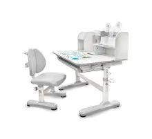Парта зі стільцем Evo-kids Panda XL grey (BD-29 G)