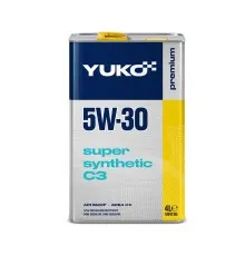Моторна олива Yuko SUPER SYNTHETIC C3 5W-30 4л (4820070245660)
