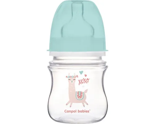 Пляшечка для годування Canpol babies EasyStart - Toys з широким отвором 120 мл (35/220_gre)