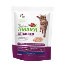 Сухой корм для кошек Trainer Natural Super Premium Adult Sterilised с индейкой 300 г (8059149230511)