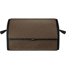 Сумка-органайзер EVAtech M-PRO 32x50x30 см. Ромб коричневий з чорним кантом (BS13642OM3RZB)