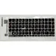Наклейка на клавіатуру BestKey непрозора чорна, 76, помаранчевий (BKU13ORA/014)