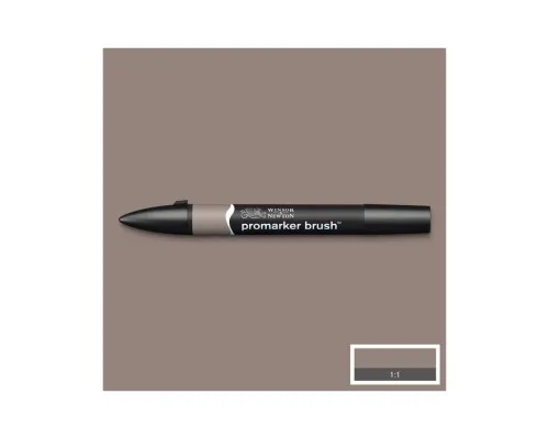 Маркер Winsor&Newton двосторонній Brushmarker, (WG04) Сірий теплий 4 (884955043066)