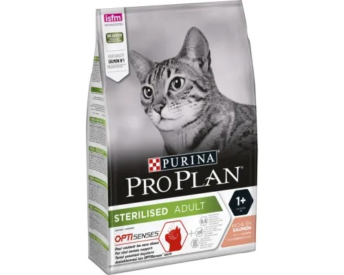 Сухий корм для кішок Purina Pro Plan Sterilised з лососем 3 кг (7613036517454)