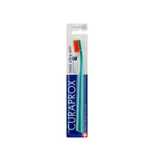 Зубная щетка Curaprox CS 5460 Ultra Soft Ультрамягкая D 0.10 мм Бирюзовая с оранжевой щетиной (CS 5460-30)