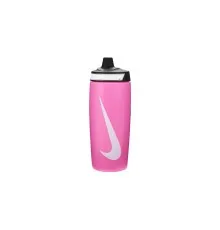 Пляшка для води Nike Refuel Bottle 18 OZ рожевий, чорний, білий 532 мл N.100.7665.634.18 (887791745378)