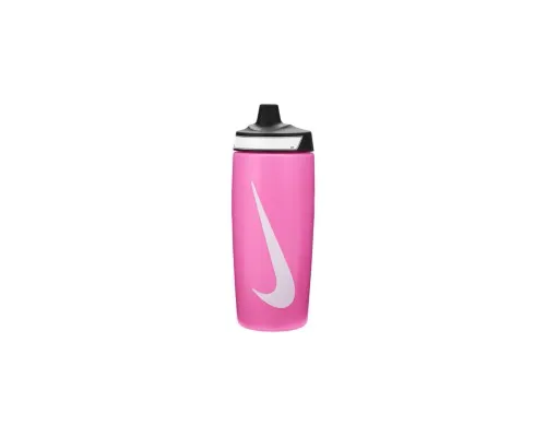 Пляшка для води Nike Refuel Bottle 18 OZ рожевий, чорний, білий 532 мл N.100.7665.634.18 (887791745378)