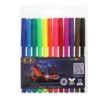 Фломастери ZiBi SMART Line Машинка 12 кольорів (ZB.2811)