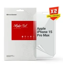 Плівка захисна Armorstandart Kit Clear + Anti-Blue Apple iPhone 15 Pro Max (ARM80680)