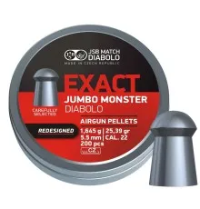 Пульки JSB Exact Monster Redesigned 5,52 мм 1,645 г (200 шт/уп) (546388-200)