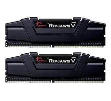 Модуль пам'яті для комп'ютера DDR4 16GB (2x8GB) 3200 MHz Ripjaws V G.Skill (F4-3200C16D-16GVKB)