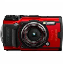 Цифровой фотоаппарат Olympus TG-6 Red (Waterproof - 15m; GPS; 4K; Wi-Fi) (V104210RE000)