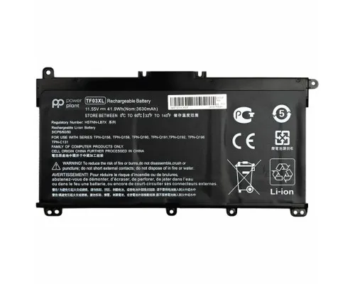 Аккумулятор для ноутбука HP Pavilion 15-CD (TF03XL) 11.55V 41.9Wh PowerPlant (NB461394)