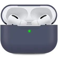 Чохол для навушників MakeFuture Apple AirPods Pro Silicone Blue (MCL-AAPBL)