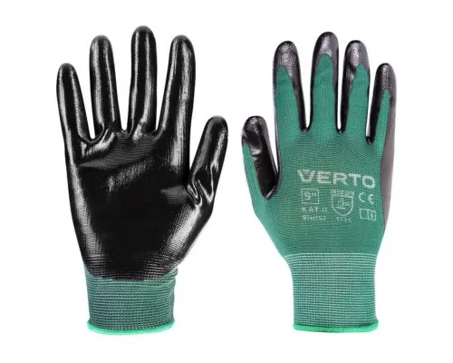 Захисні рукавички Verto нітрилові покриттям, р. 10 (97H153)