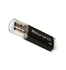 USB флеш накопичувач Mibrand 4GB Cougar Black USB 2.0 (MI2.0/CU4P1B)