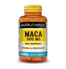 Трави Mason Natural Мака 500мг, Maca, 60 капсул (MAV-12545)