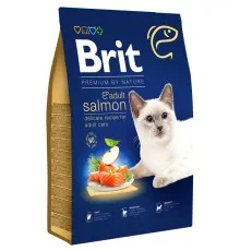 Сухой корм для кошек Brit Premium by Nature Cat Adult Salmon 8 кг (8595602553211)