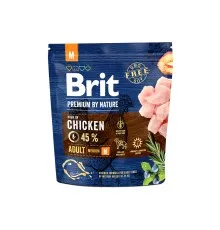 Сухой корм для собак Brit Premium Dog Adult M 1 кг (8595602526345)