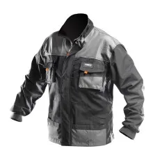 Куртка рабочая Neo Tools Куртка рабочая NEO, размер L(52), 267 г/м2, усиленная, серая (81-210-L)