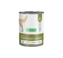 Консерви для собак Nature's Protection with Beef&Turkey Hearts 800 г (KIK45604)