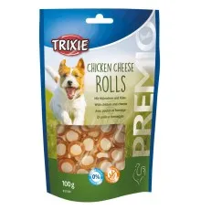 Ласощі для собак Trixie PREMIO Chicken Cheese Rolls 100 г (4011905315898)