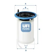 Фільтр паливний UFI 26.079.00