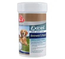 Таблетки для тварин 8in1 Excel Brewers Yeast Пивні дріжджі 140 шт (4048422109495)